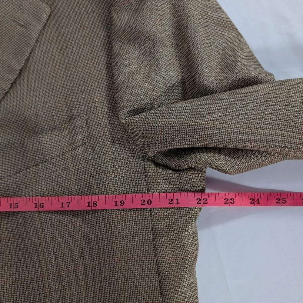 Ermenegildo Zegna Men's Classic Silk & Cashmere Blend Brown Blazer Size 46R